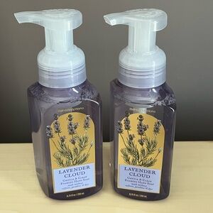 Two Bath & Body Works Lavender Cloud Foaming Hand Soaps